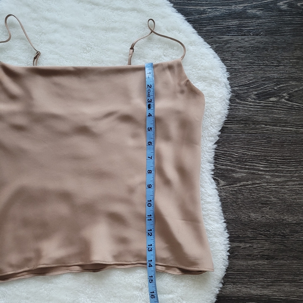 Aritzia Babaton Cowl Neck Camisole in Gold Camel Sz XS - Picture 9 of 10